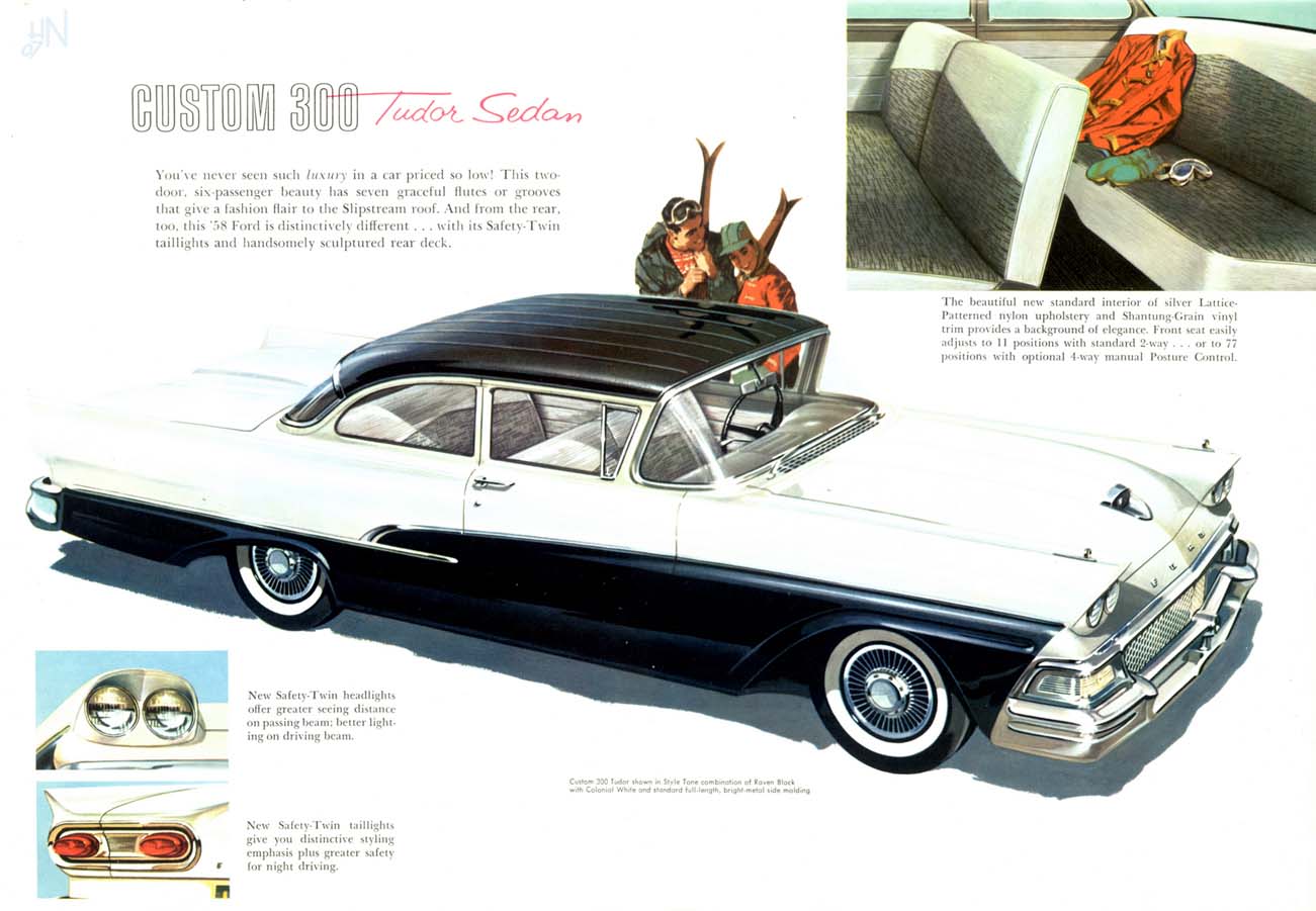 1958 Ford Custom 300 Brochure Page 5